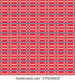 Nahtlos mit abstraktem geometrischem Muster, pastellfarbener Hintergrund, Vektorgrafik.