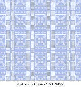 Seamless with abstract geometric pattern pastel background vector.