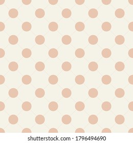 Seamless with abstract geometric pattern pastel background vector.