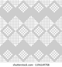 Seamless abstract geometric pattern. Pixels. Mosaic texture. Brushwork. Hand hatching. Can be used for wallpaper, textile, invitation card, wrapping, web page background.