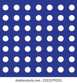 Seamless abstract geometric pattern with polka dots for fabric, background, surface design, packaging Vector illustration