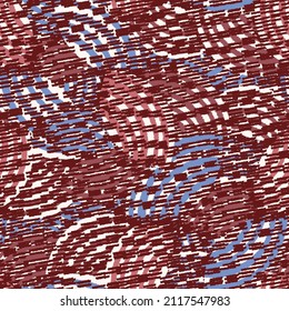 Seamless abstract geometric pattern of random arcuate stripes and strokes.
