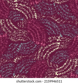 Seamless abstract geometric pattern of random arcuate stripes and strokes.
