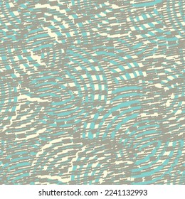 Seamless abstract geometric pattern of random arcuate stripes and strokes.
