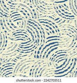 Seamless abstract geometric pattern of random arcuate stripes and strokes.
