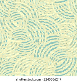 Seamless abstract geometric pattern of random arcuate stripes and strokes.
