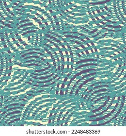 Seamless abstract geometric pattern of random arcuate stripes and strokes.
