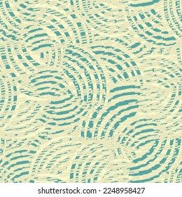 Seamless abstract geometric pattern of random arcuate stripes and strokes.
