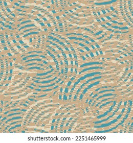Seamless abstract geometric pattern of random arcuate stripes and strokes.
