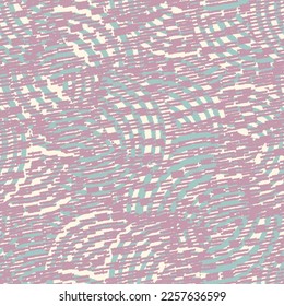 Seamless abstract geometric pattern of random arcuate stripes and strokes.
