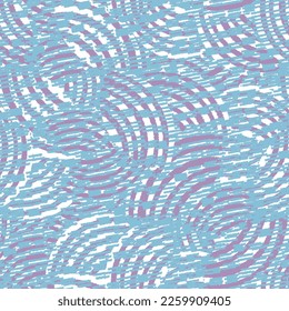 Seamless abstract geometric pattern of random arcuate stripes and strokes.
