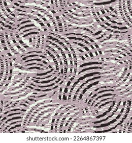 Seamless abstract geometric pattern of random arcuate stripes and strokes.
