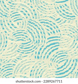 Seamless abstract geometric pattern of random arcuate stripes and strokes.
