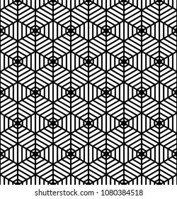 Seamless abstract geometric pattern with repeating offset outlines average thickness