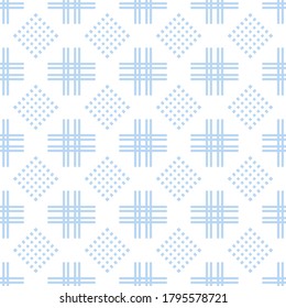 Seamless abstract geometric pattern repeating background vector.