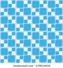 Seamless with abstract geometric pattern repeating background vector.