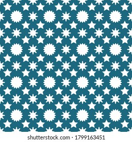 Seamless with abstract geometric pattern repeating background vector.