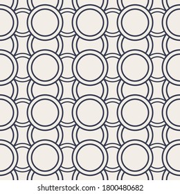 Seamless with abstract geometric pattern repeating background vector.