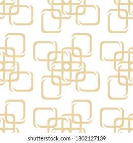 Seamless with abstract geometric pattern repeating background vector.