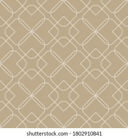 Seamless with abstract geometric pattern repeating background vector.