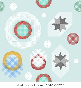 Seamless abstract geometric pattern. Repetitive pattern. EPS 10.