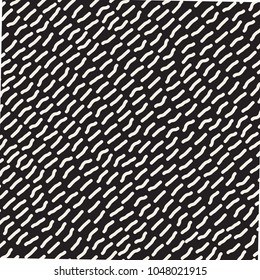 Seamless abstract geometric pattern in retro memphis style. Scatteres shapes vector trendy background.