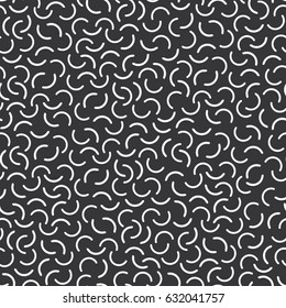 Seamless abstract geometric pattern in retro memphis style, fashion 80-90s. It can be used in printing, website backdrop and fabric design.
