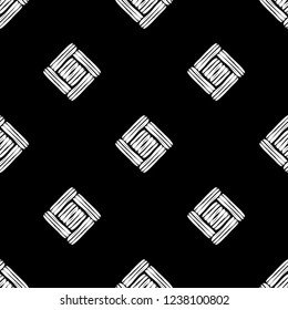 Seamless abstract geometric pattern. Scribble texture. Vector pattern. Mosaic texture. Can be used for wallpaper, textile, invitation card, wrapping, web page background.
