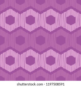 Seamless abstract geometric pattern. Shapes of hexagons. Mosaic texture. Brushwork. Hand hatching. Can be used for wallpaper, textile, invitation card, wrapping, web page background.