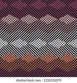 Seamless abstract geometric pattern. Shapes of hexagons. Vector pattern. Mosaic texture. Can be used for wallpaper, textile, invitation card, wrapping, web page background.