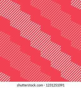 Seamless abstract geometric pattern. Shapes of hexagons. Vector pattern. Mosaic texture. Can be used for wallpaper, textile, invitation card, wrapping, web page background.