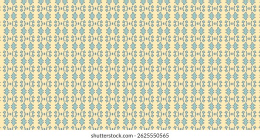 Padrão geométrico abstrato sem emenda - azul suave e bege