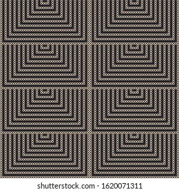 Seamless abstract geometric pattern with square. Checkered pattern. Vector