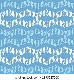 Seamless abstract geometric pattern. Strips. Mosaic texture. Brushwork. Hand hatching. Can be used for wallpaper, textile, invitation card, wrapping, web page background.
