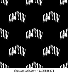 Seamless abstract geometric pattern. Strips. Mosaic texture. Brushwork. Hand hatching. Can be used for wallpaper, textile, invitation card, wrapping, web page background.