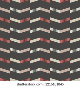 Seamless abstract geometric pattern. Strips. Vector pattern. Mosaic texture. Scribble texture. Can be used for wallpaper, textile, invitation card, wrapping, web page background.