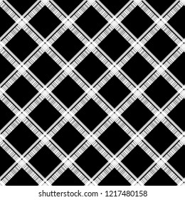 Seamless abstract geometric pattern. Strips. Cage. Vector pattern. Mosaic texture. Scribble texture. Can be used for wallpaper, textile, invitation card, wrapping, web page background.