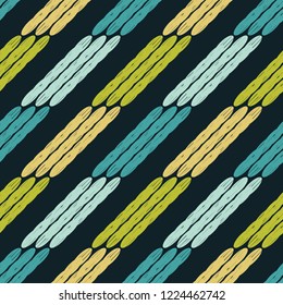 Seamless abstract geometric pattern. Strips. Vector pattern. Mosaic texture. Scribble texture. Can be used for wallpaper, textile, invitation card, wrapping, web page background.