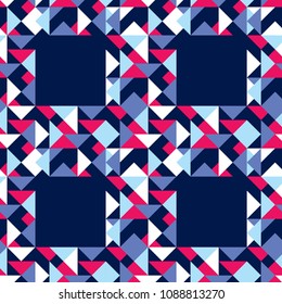 Seamless abstract geometric pattern. The texture of the polygons. Scribble texture. Textile rapport.