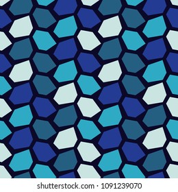 Seamless abstract geometric pattern. Texture of stones and pebbles. Textile rapport.