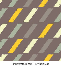 Seamless abstract geometric pattern. The texture of the strips. Brushwork. Hand hatching. Scribble texture. Textile rapport.