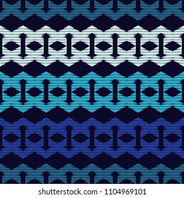 Seamless abstract geometric pattern. The texture of rhombus. Brushwork. Hand hatching. Scribble texture. Textile rapport.