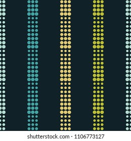 Seamless abstract geometric pattern. The texture of the strips. The texture of the dots. Halftone. Textile rapport.