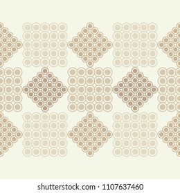 Seamless abstract geometric pattern. The texture of the dots. The texture of rhombus. Scribble texture. Textile rapport.