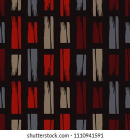 Seamless abstract geometric pattern. The texture of the strips. Brushwork. Hand hatching. Scribble texture. Textile rapport.