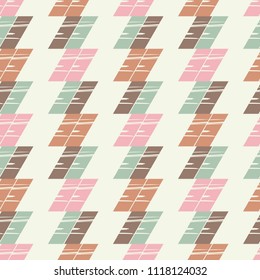 Seamless abstract geometric pattern. The texture of the strips. Brushwork. Hand hatching. Textile rapport.