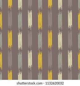 Seamless abstract geometric pattern. The texture of the strips. Scribble texture. Brushwork. Textile rapport.