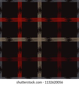 Seamless abstract geometric pattern. The texture of the strips. Scribble texture. Brushwork. Textile rapport.