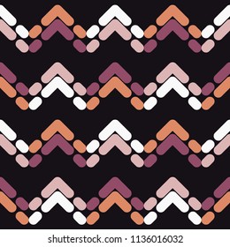 Seamless abstract geometric pattern. Texture of strips. Textile rapport.