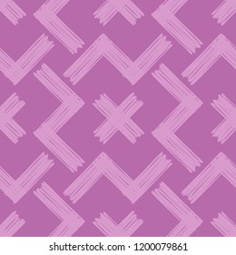 Seamless abstract geometric pattern. Texture patchwork. Mosaic texture. Brushwork. Hand hatching. Can be used for wallpaper, textile, invitation card, wrapping, web page background.